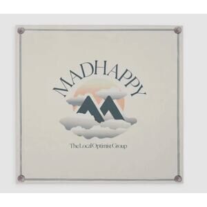 $120 NWT Madhappy Local Optimist 100% Silk‎ Scarf Rare